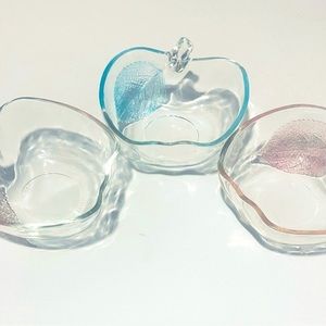 Vintage Blown Glass Saucers
